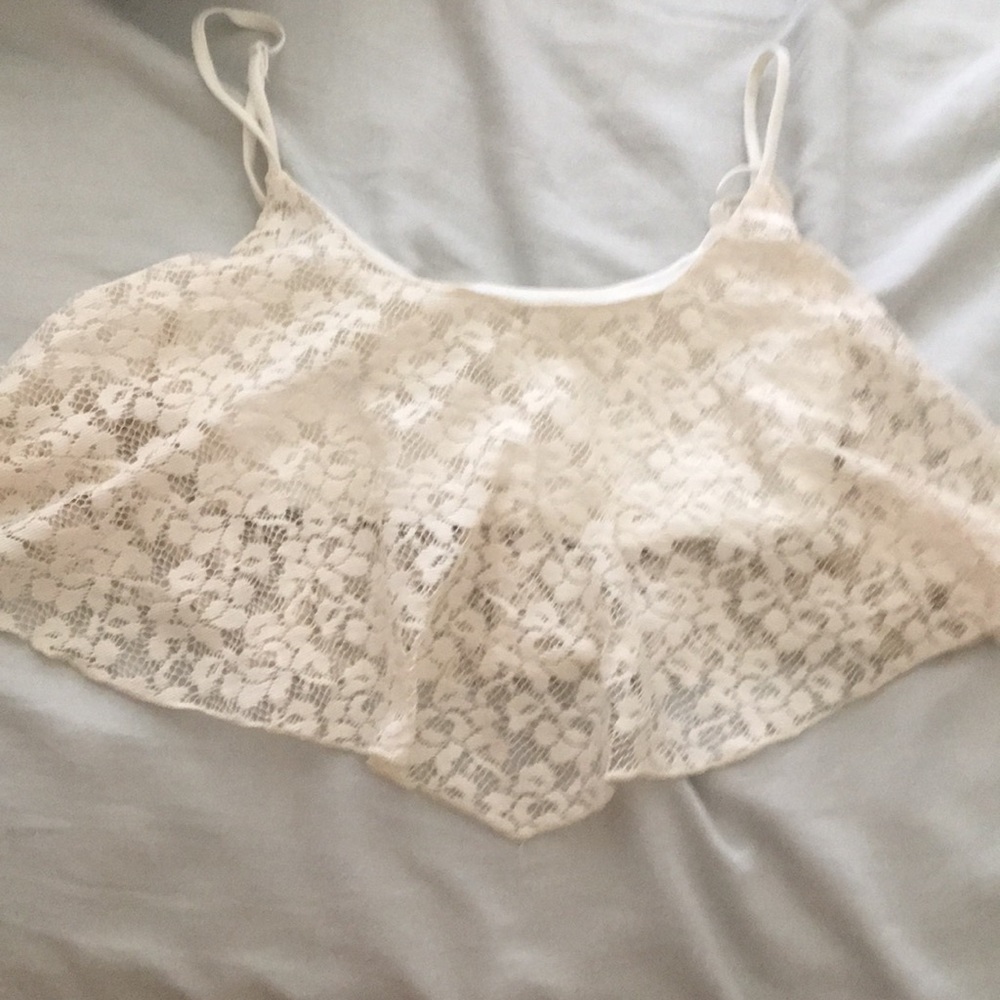 White crop top